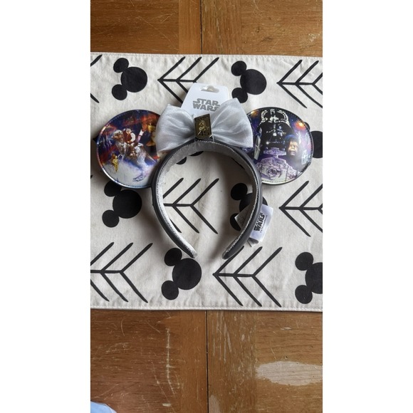 Disney Other - Disney Parks Star Wars Minnie Mouse Empire Strikes Back 45 Years Ear Headband